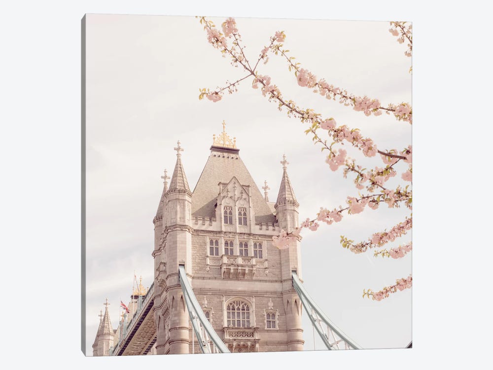 London Tower Bridge In Spring by Grace Digital Art Co 1-piece Art Print