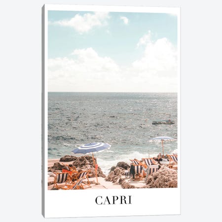 Capri Travel Canvas Print #RAB153} by Grace Digital Art Co Canvas Artwork