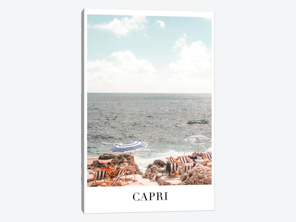 Capri Travel by Grace Digital Art Co 1-piece Canvas Art