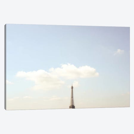 Eiffel Tower Minimalist View Canvas Print #RAB167} by Grace Digital Art Co Canvas Wall Art