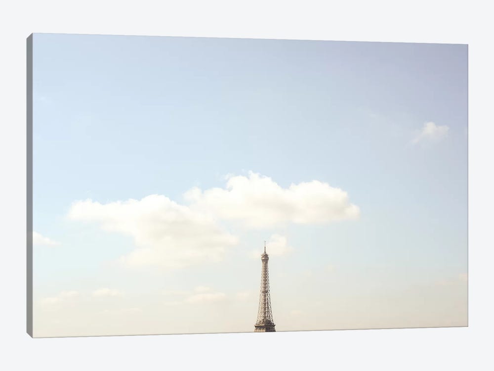 Eiffel Tower Minimalist View by Grace Digital Art Co 1-piece Canvas Art Print