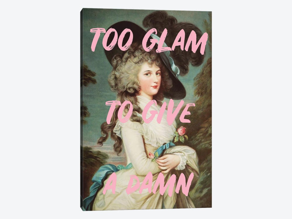 Too Glam by Grace Digital Art Co 1-piece Canvas Print