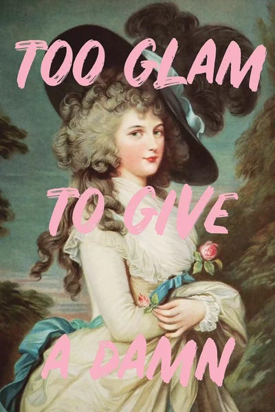 Grace Digital Art Co: Too Glam by Grace Digital Art Co