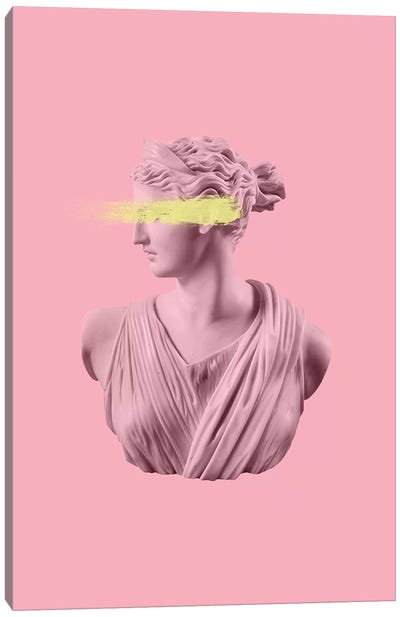 Pink Goddess Canvas Art Print - Grace Digital Art Co