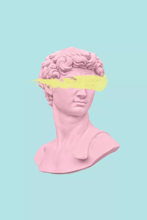 David On Blue by Grace Digital Art Co wall art