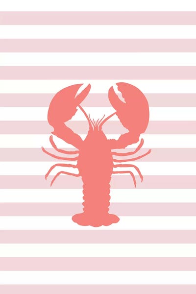 Grace Digital Art Co: Lobster by Grace Digital Art Co