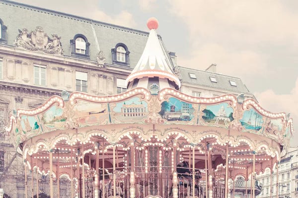 Grace Digital Art Co: Carousel Of Paris by Grace Digital Art Co