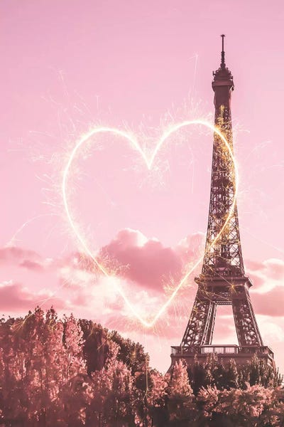 Grace Digital Art Co: Paris Heart by Grace Digital Art Co