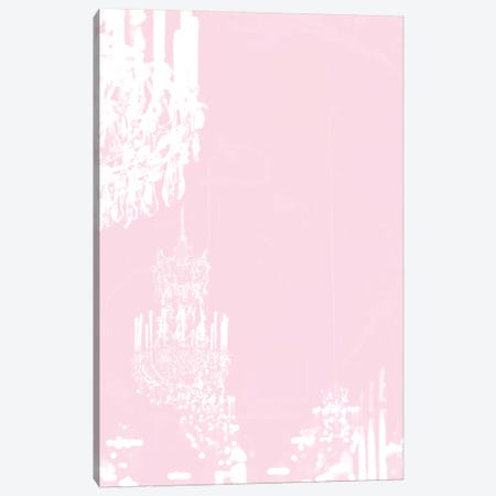 Chandelier Baby Pink Canvas Print #RAB19} by Grace Digital Art Co Canvas Art Print