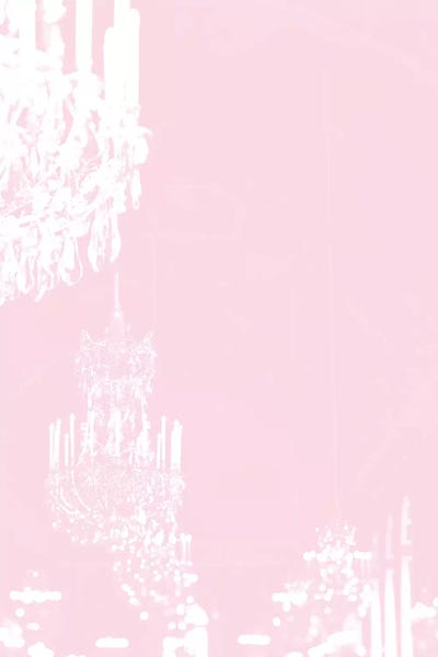 Chandeliers: Chandelier Baby Pink by Grace Digital Art Co