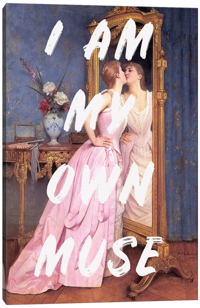 Muse Canvas Art Print - I Am My Own Muse