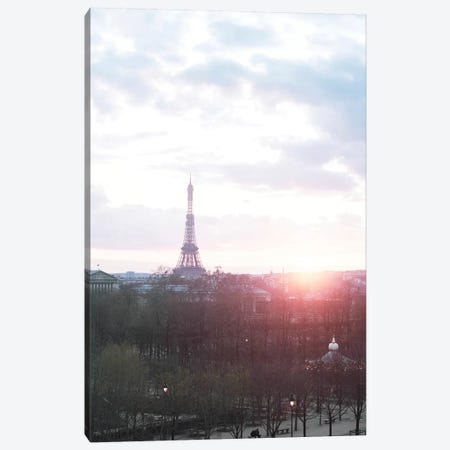 Paris Sunrise Canvas Print #RAB215} by Grace Digital Art Co Canvas Artwork