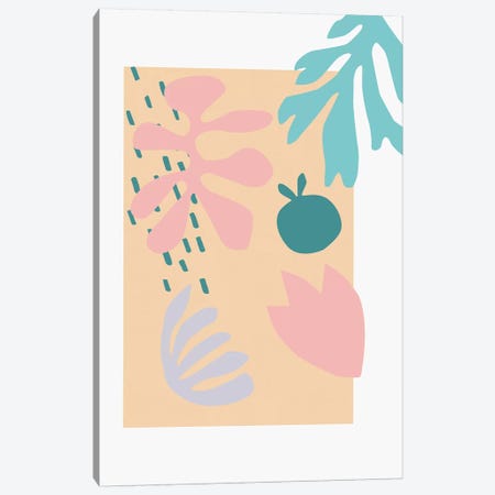 Pastel Cut Outs Canvas Print #RAB221} by Ruby and B Canvas Art