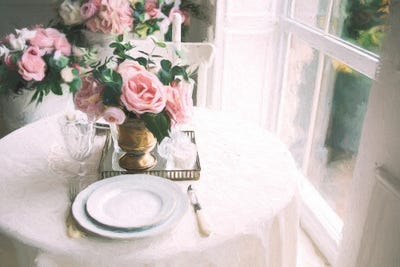 Still Life Table by Grace Digital Art Co art print