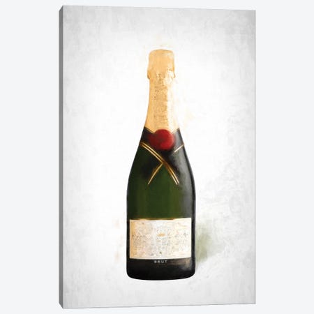 Champagne Painting Canvas Print #RAB240} by Ruby and B Canvas Art