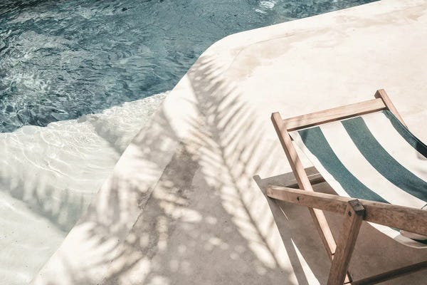 Cottagecore Goes Coastal: Pool Side by Grace Digital Art Co