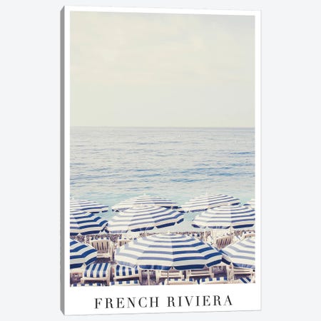 French Riviera Travel Canvas Print #RAB25} by Grace Digital Art Co Art Print