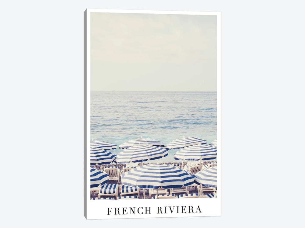 French Riviera Travel by Grace Digital Art Co 1-piece Canvas Print