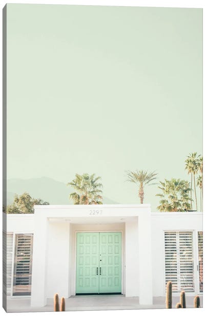 Mint Palm Springs Canvas Art Print - Daydream Destinations