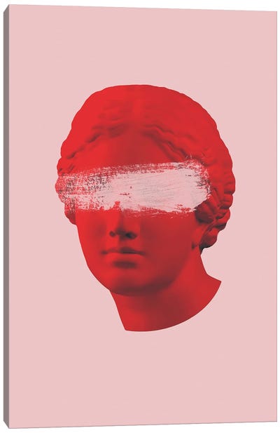 Venus Pink And Red Canvas Art Print - Grace Digital Art Co
