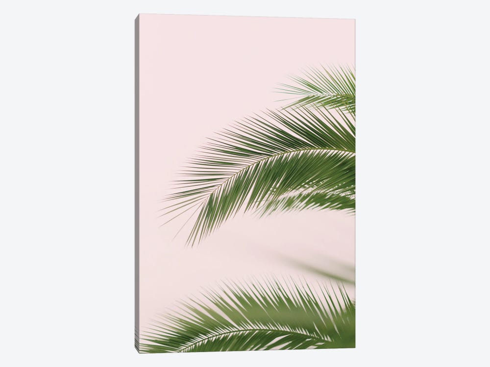 Pink And Green Palm Tree by Grace Digital Art Co 1-piece Canvas Art