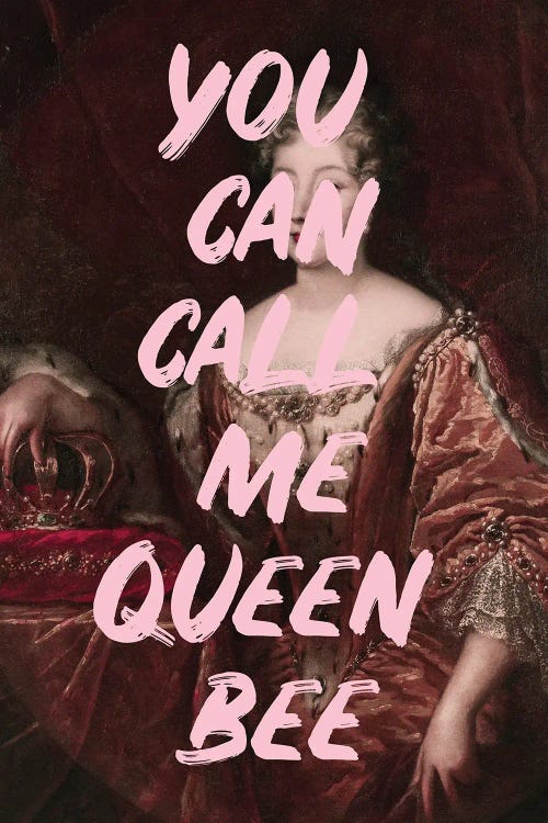 Queen Bee by Grace Digital Art Co wall art