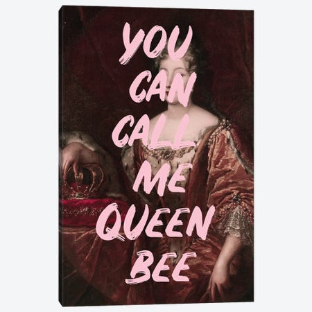 Queen Bee Canvas Print #RAB267} by Grace Digital Art Co Canvas Print