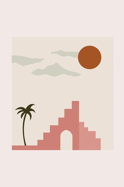 Grace Digital Art Co: Abstract Landscape I by Grace Digital Art Co