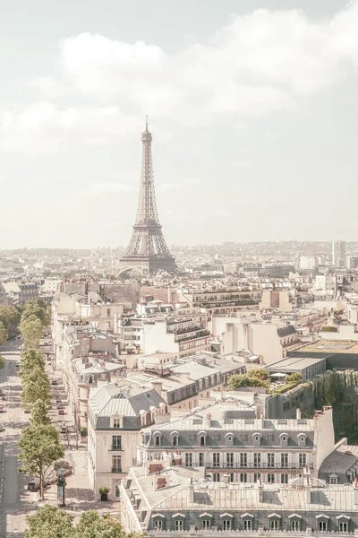 Towers: Paris Pastel Tones by Grace Digital Art Co