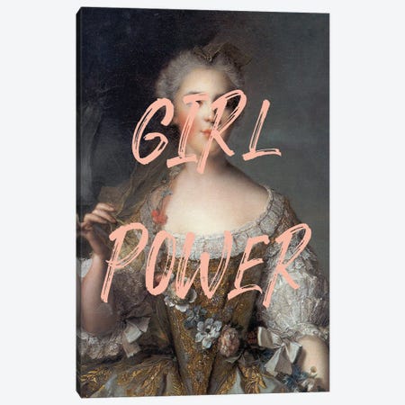 Girl Power Canvas Print #RAB301} by Grace Digital Art Co Canvas Print
