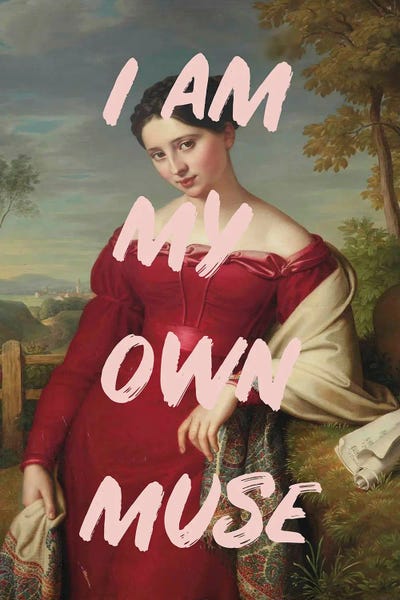 My Own Muse by Grace Digital Art Co art print