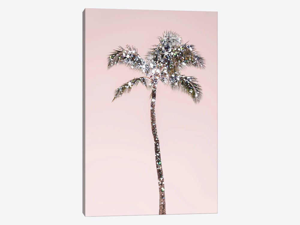 Glitter Palm Tree by Grace Digital Art Co 1-piece Canvas Print