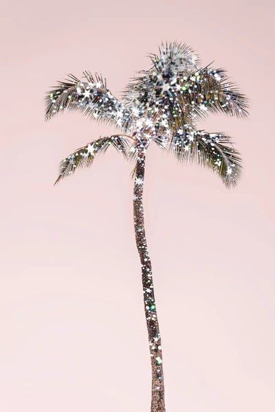 Grace Digital Art Co: Glitter Palm Tree by Grace Digital Art Co