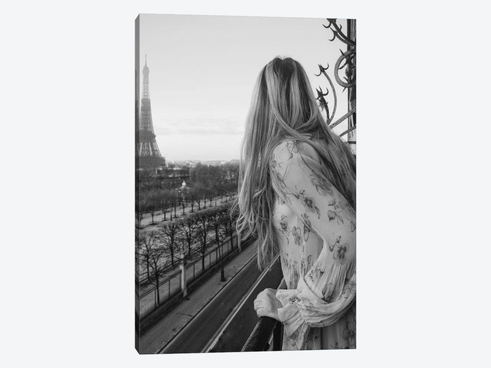 A Lady In Paris by Grace Digital Art Co 1-piece Canvas Print