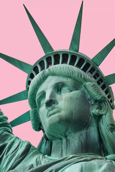 Sculptures & Statues: Liberty Pink by Grace Digital Art Co