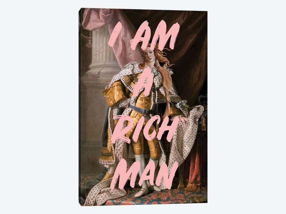 Rich Man by Grace Digital Art Co 1-piece Canvas Print