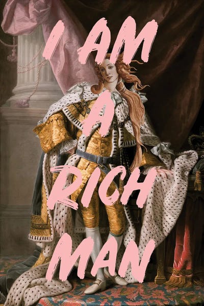 Grace Digital Art Co: Rich Man by Grace Digital Art Co