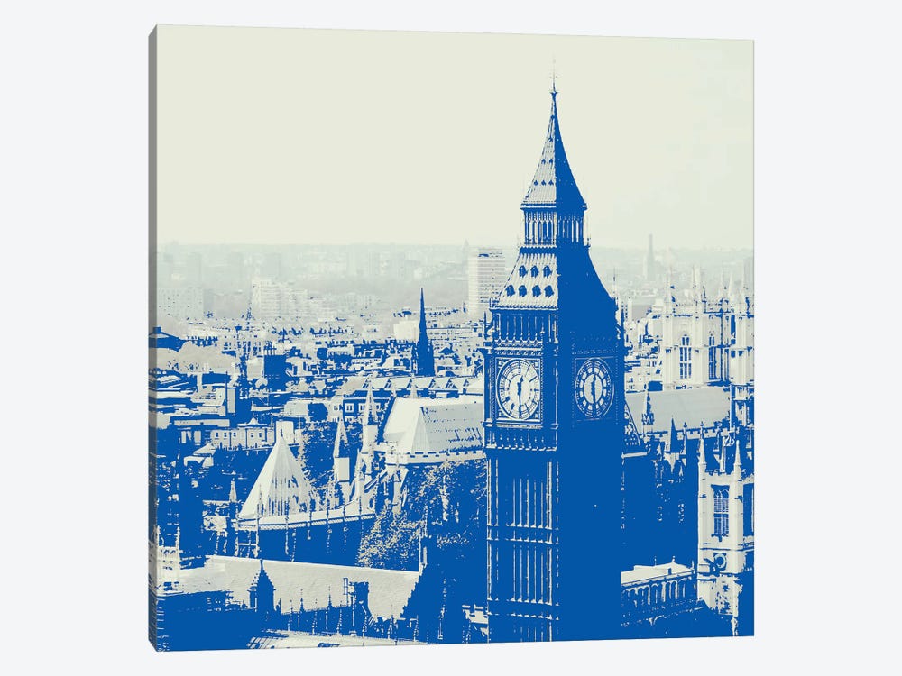 London In Blue by Grace Digital Art Co 1-piece Art Print