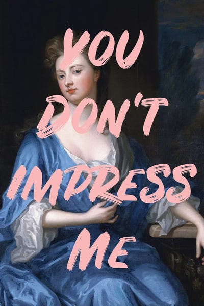 Funny Typography: Altered Art Quote With Pink Text by Grace Digital Art Co