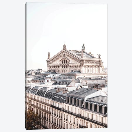 Paris View Of The Opera Canvas Print #RAB351} by Grace Digital Art Co Canvas Wall Art