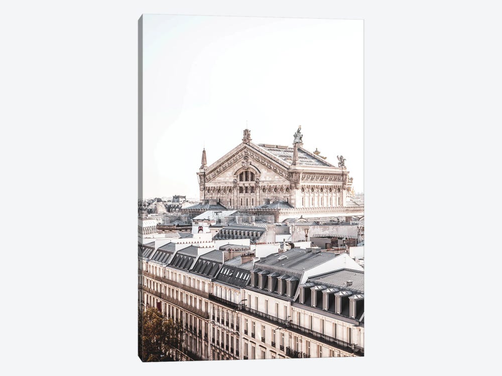 Paris View Of The Opera by Grace Digital Art Co 1-piece Canvas Print