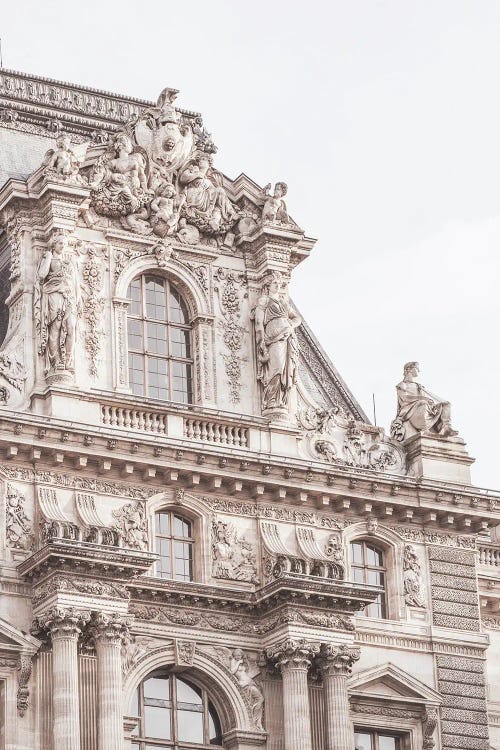 Paris Building Detail by Grace Digital Art Co wall art