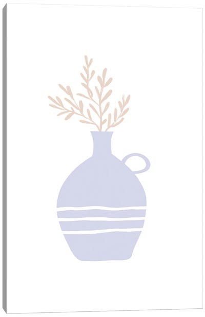 Lilac Jar Canvas Art Print - Grace Digital Art Co