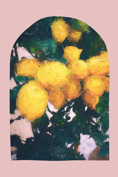 Lemons & Limes: Lemon Arch by Grace Digital Art Co