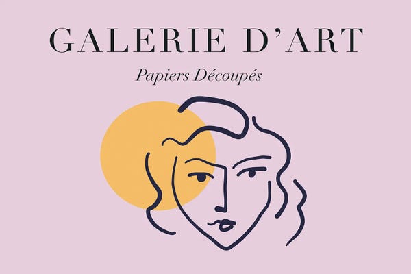 Artists Like Matisse: Female Line Drawing by Grace Digital Art Co