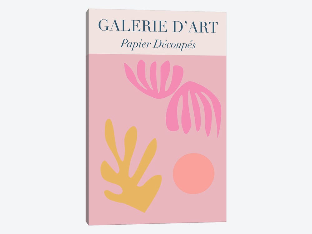 Cut-Out Papier Decoupes by Grace Digital Art Co 1-piece Canvas Print