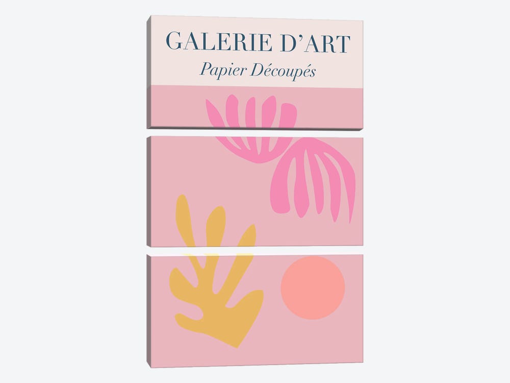Cut-Out Papier Decoupes by Grace Digital Art Co 3-piece Canvas Print