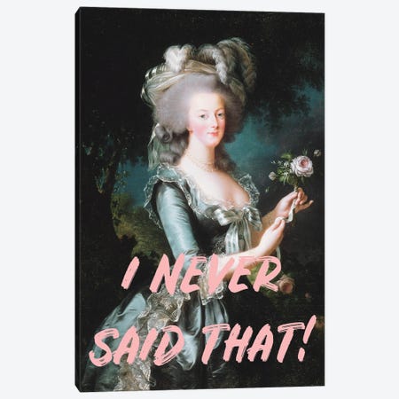 Marie Antoinette Altered Art Canvas Print #RAB380} by Grace Digital Art Co Canvas Print