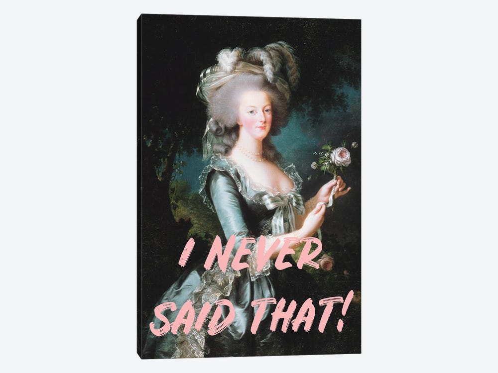 Marie Antoinette Altered Art by Grace Digital Art Co 1-piece Art Print