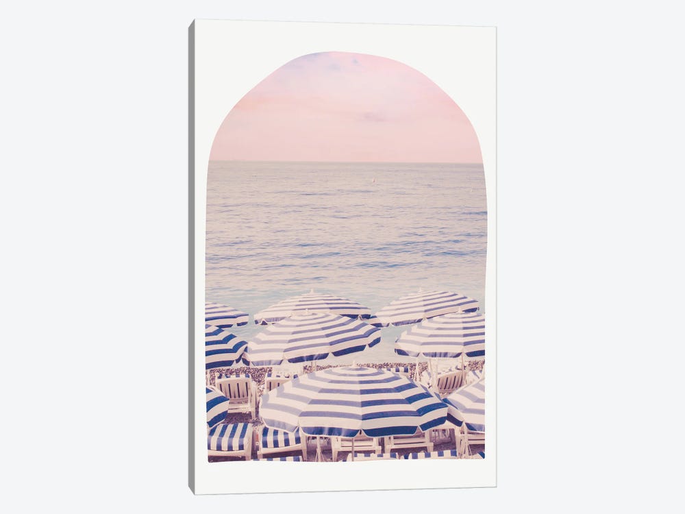 Pink Riviera Beach Arch by Grace Digital Art Co 1-piece Canvas Print
